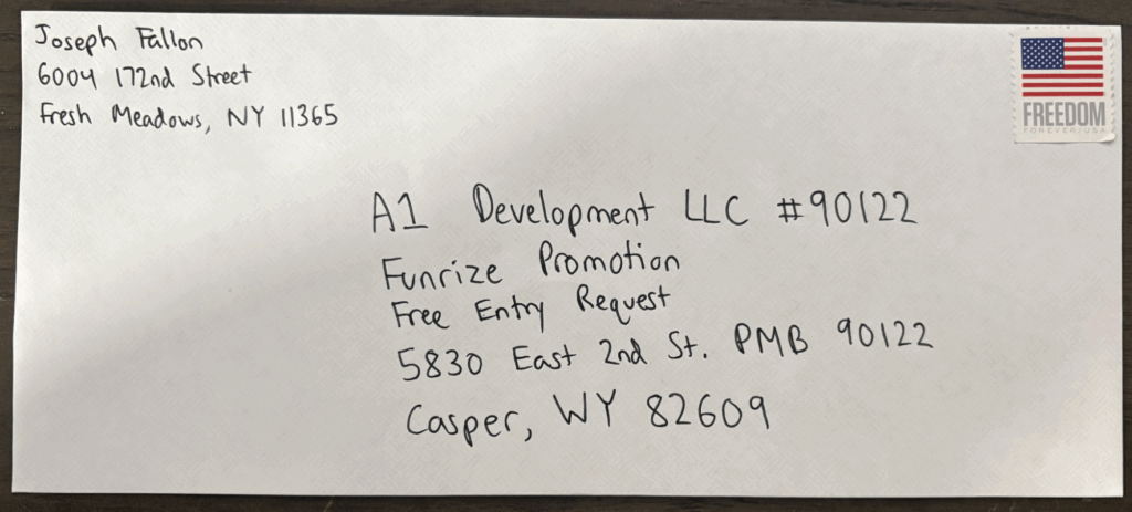 return address